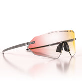 ENLEE E600 Photochromic Glasses Color Film Cycling Eyewear Men Women Frameless Sports Goggles Gray Red